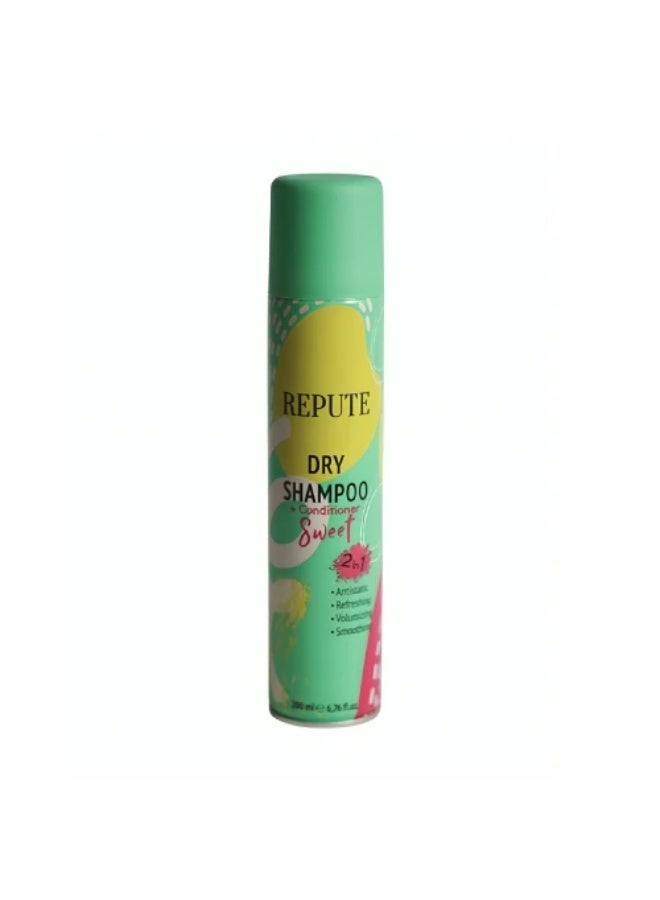 Repute Dry Shampoo+Conditioner Sweet -200 ml   2 in 1 - Image 1