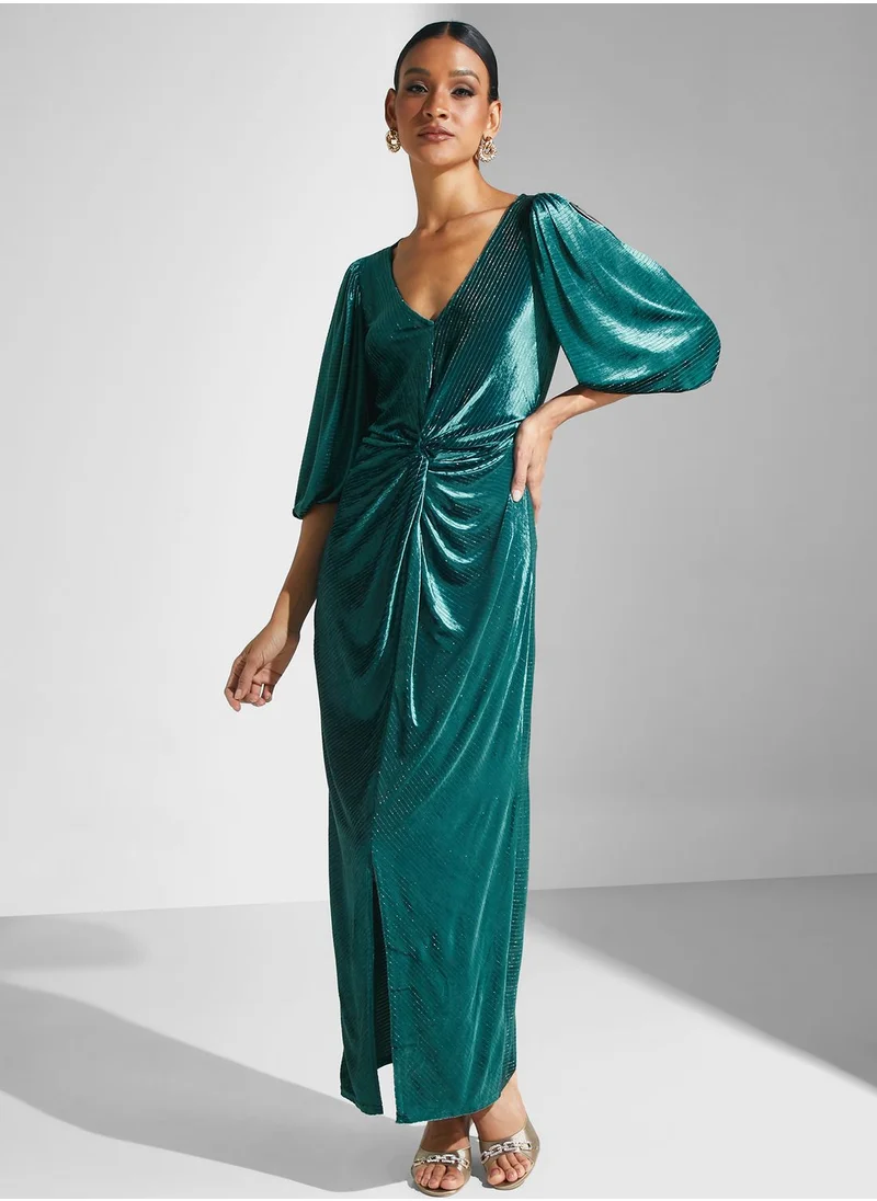 Closet London Front Knot Detail Dress