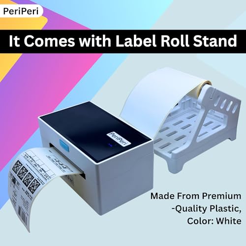 PeriPeri S1 4x6 USB Direct Thermal Label, Barcode Printer with Stand Support All Label Sizes, Copatible with Windows, Mac OS 160mm/s Printing Speed (1Year Warranty) - Image 4