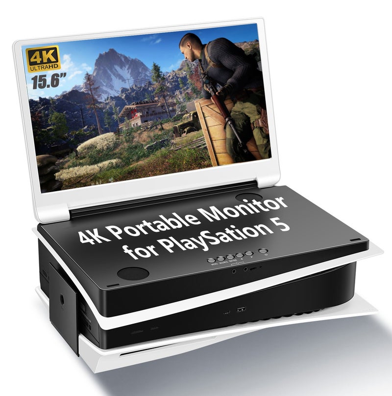 15.6" Inch IPS 4K HDR 60Hz Portable Monitor Gaming display for PS5 - Image 1