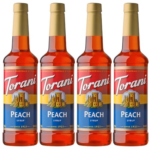 Torani Syrup Peach 254 Ounces Pack of 4 - Image 1