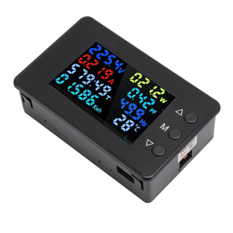 الفولتميتر الرقمي والأميتر 0-100 أمبير 50-300 فولت شاشة LCD واضحة - قراءات دقيقة لعداد الجهد والتيار الرقمي للنظام الكهربائي - Image 4