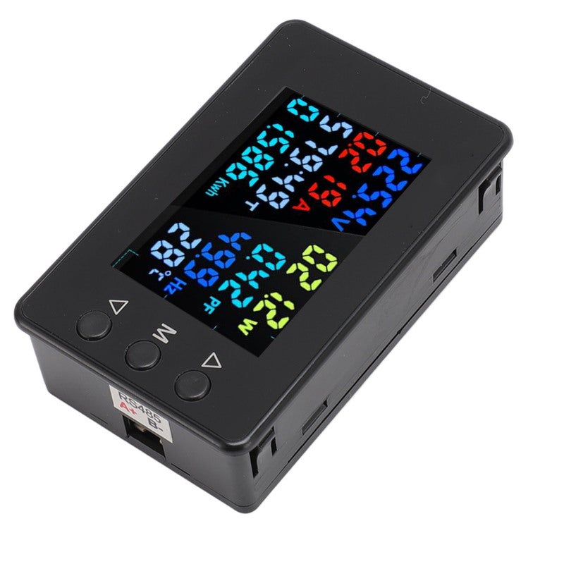الفولتميتر الرقمي والأميتر 0-100 أمبير 50-300 فولت شاشة LCD واضحة - قراءات دقيقة لعداد الجهد والتيار الرقمي للنظام الكهربائي - Image 3