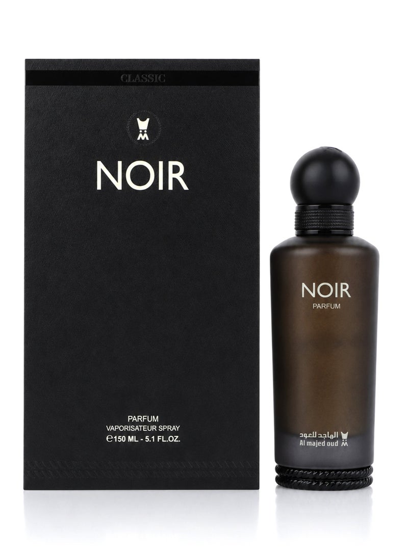 Al Majed Oud Noir Parfum 150ml | Luxury Unisex Leather Woody Perfume with Iris & Amber | Long Lasting Signature Fragrance - Image 4