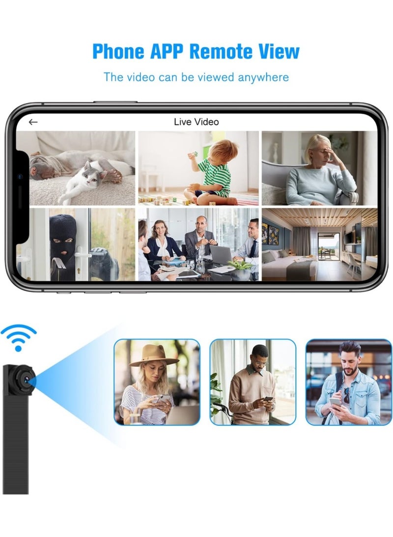 Generic 1080P Mini Wireless Wifi Spy Camera Portable HD Security Camera with Night Vision Motion Detection Cloud Storage Remote Viewing for Security  - Image 5
