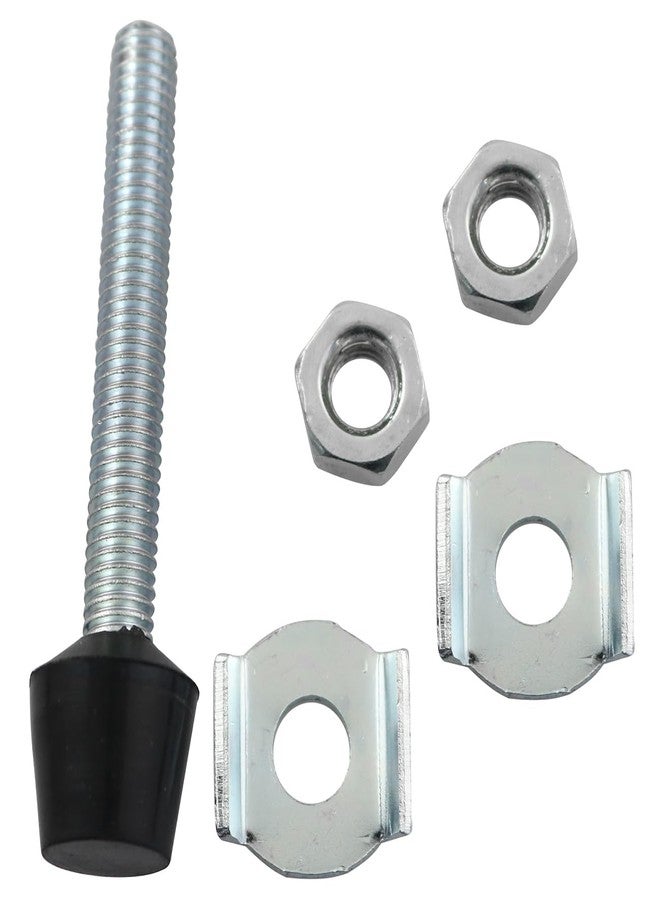 LQ Industrial مشابك تبديل من الفولاذ الكربوني برأس مطاطي من LQ Industrial، مكونة من 4 قطع، مقاس M8x70 مم، مجموعة برغي مشبك تبديل من الفولاذ الكربوني مع طرف مغزل مستدير - Image 4