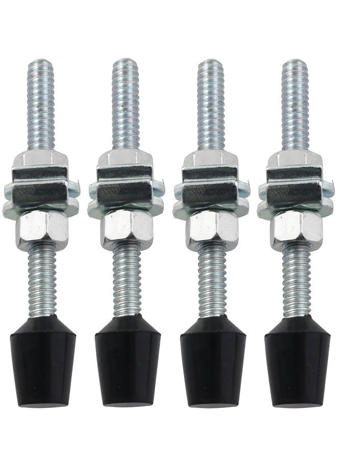 LQ Industrial مشابك تبديل من الفولاذ الكربوني برأس مطاطي من LQ Industrial، مكونة من 4 قطع، مقاس M8x70 مم، مجموعة برغي مشبك تبديل من الفولاذ الكربوني مع طرف مغزل مستدير - Image 1