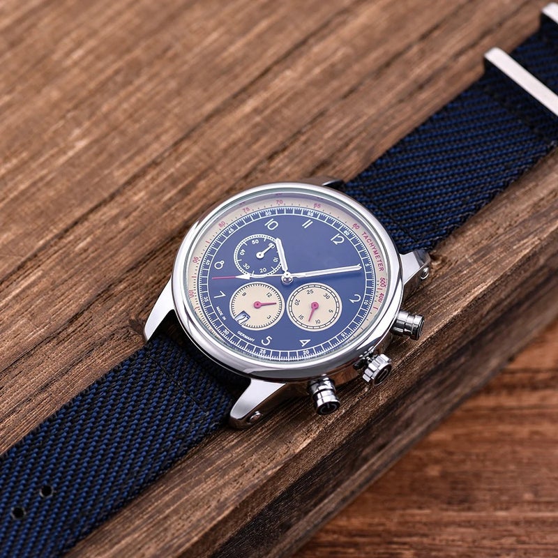 Bluejw MZDTIMK 20mm 22mm Adjustable Breathable Twill Striped Nylon Watch Band Soft Wristband - Replace Your Old Strap - Image 2