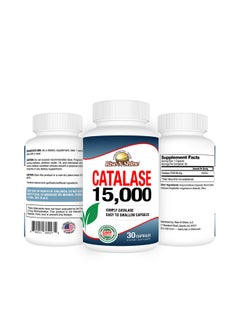 Rise-N-Shine Catalase Supplement 15,000 - Powerful Antioxidant Enzyme For Hair Health - Hair Supplements For Strong Hair Support - 30 Day Supply  - Image 2