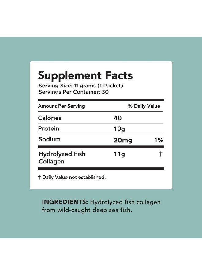 أماندين عبوات مسحوق ببتيدات الكولاجين البحرية من AMANDEAN. أسماك برية. 30 عبوة فردية للاستخدام مرة واحدة. للشعر والبشرة والأظافر. خالية من الكائنات المعدلة وراثيًا، خالية من الكربوهيدرات، غير منكه، عالية التوافر البيولوجي. - Image 3