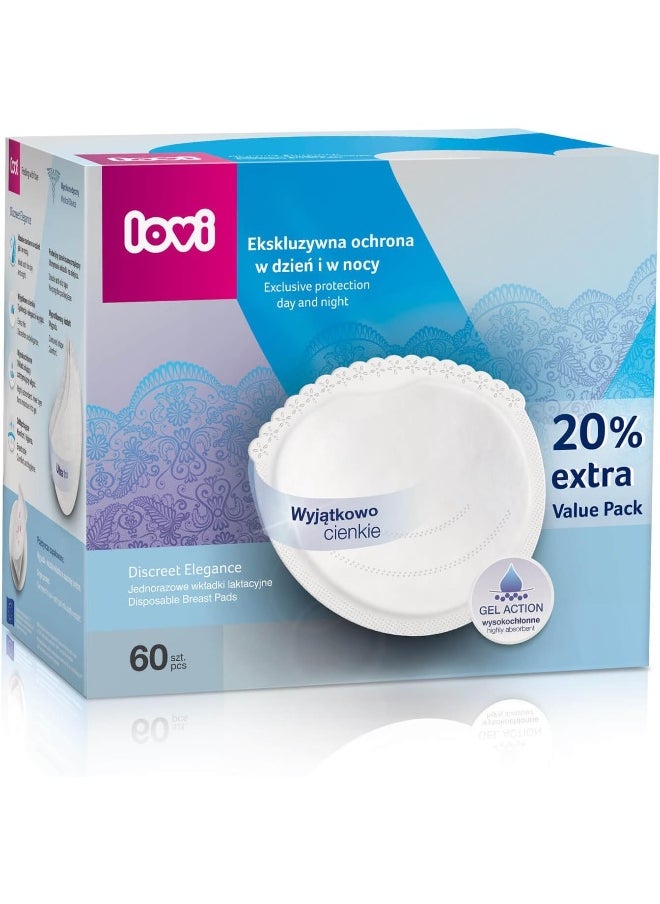 lovi 60 Pieces Breast Pads Discreet Elegance  - Image 2