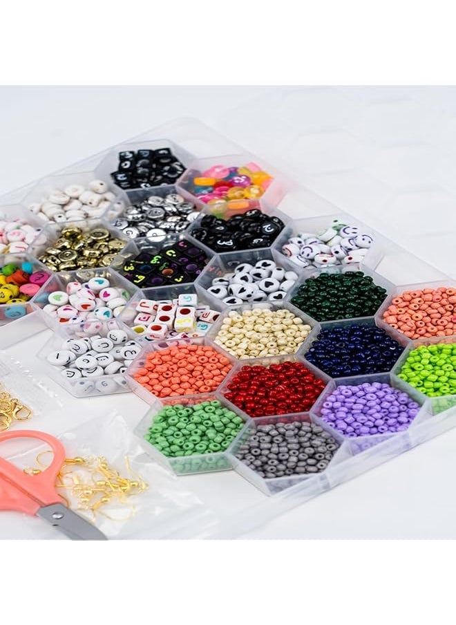 FAMILY CENTER Arabic Beads With 2 Thread Rolls And Scissors 18 33 5480  - Image 1
