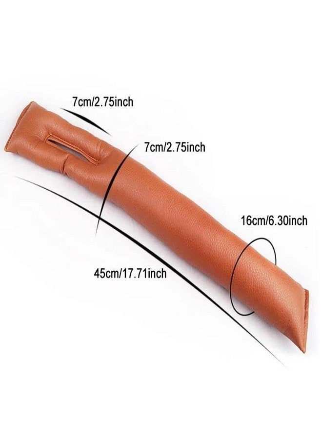 LOVMOTO Universal Car Gap Filler Organiser Car Seat Gap Filler, Car Seat Gap Organiser, PU Leather Car Accessories, Car Seat Console Side Pockets for Storage Comfortable With Ko-na Elec-tric - Image 3