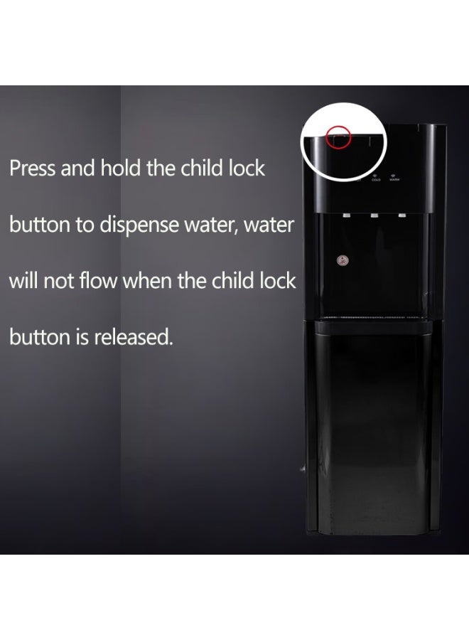 كينجمازي موزع مياه مبرد مياه بتحميل سفلي - ساخن/بارد/معتدل - | تبريد بضاغط | خزان من الفولاذ المقاوم للصدأ 304 - Image 2