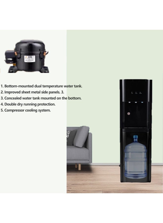 كينجمازي موزع مياه مبرد مياه بتحميل سفلي - ساخن/بارد/معتدل - | تبريد بضاغط | خزان من الفولاذ المقاوم للصدأ 304 - Image 5
