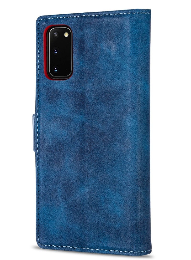 Suteni Flip Cover Hidden Card Slots Leather Phone Case for Samsung - Image 1