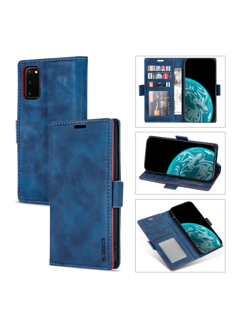 Suteni Flip Cover Hidden Card Slots Leather Phone Case for Samsung - Image 3