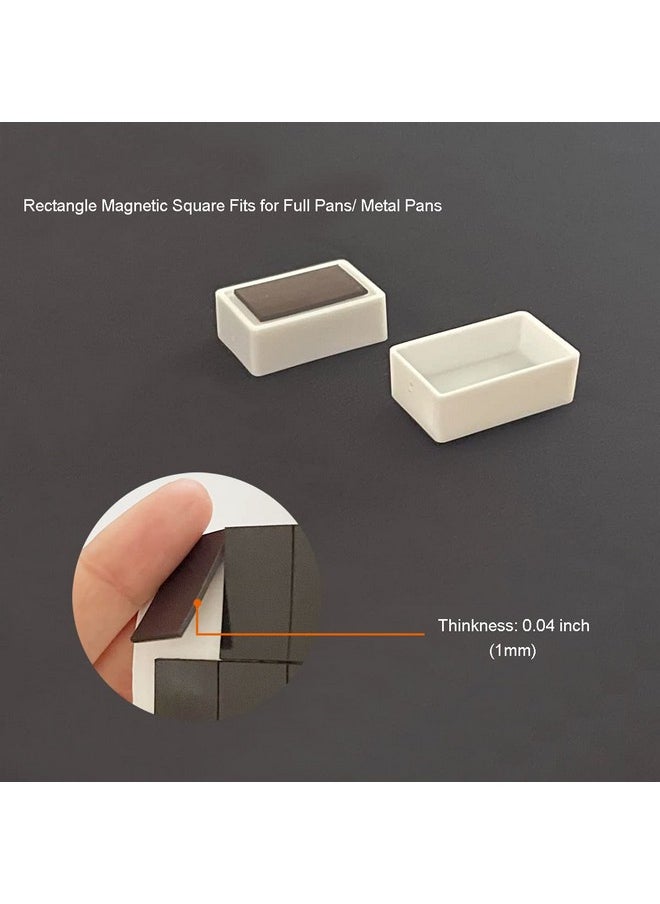 FCLUB Magnetic Squares - 100 Pieces Self Adhesive Magnetic Tape With 3M Strong Adhesive Backing - Peel & Stick Magnetic Sheets - Perfect For Diy, Art Projects, Whiteboards & Fridge Organization  - Image 5