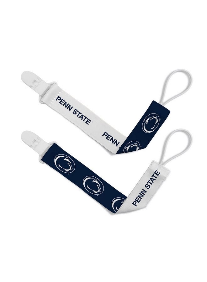 Baby Fanatic BabyFanatic Pacifier Clip 2-Pack - NCAA Penn State Nittany Lions - Officially Licensed Baby Apparel - Image 1