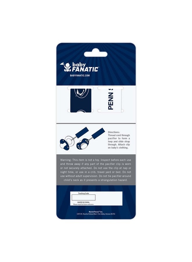 Baby Fanatic BabyFanatic Pacifier Clip 2-Pack - NCAA Penn State Nittany Lions - Officially Licensed Baby Apparel - Image 3