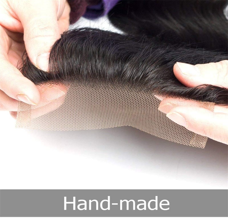 Selina Lace Closure 18 Inch Brazilian Body Wave Closure Free Part Lace Closure 4X4 Unprocessed Human Hair Natural Black Color Virgin Human Hair (18’’Body, Free part) - Image 5