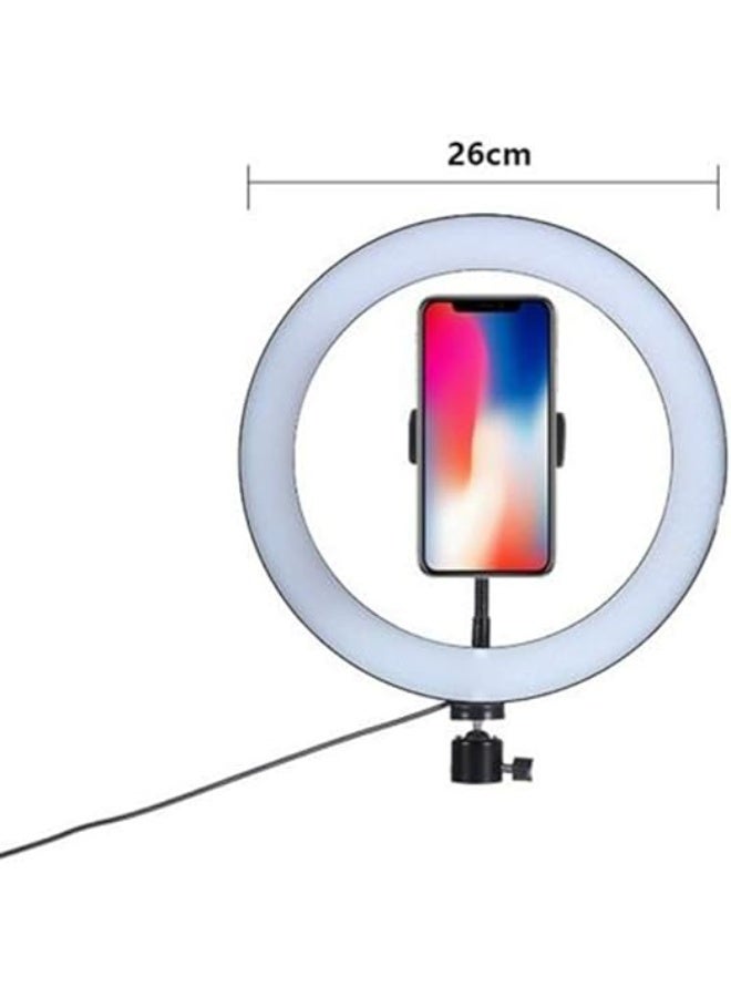 Selfie Ring Light with Tripod Stand & Phone Holder – Adjustable Circle Light for Makeup, Live Streaming, Video Recording, and Photography - Image 3