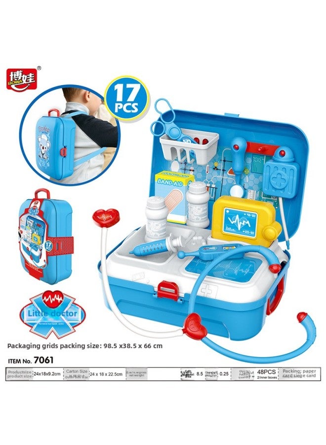 BOWA Bova Play House Toy Pet Suit Boy Simulation Doctor Children Role Play Toy Boy Girl-Color:【8239】doll Fashionable Makeup Box (english Card) - Image 4