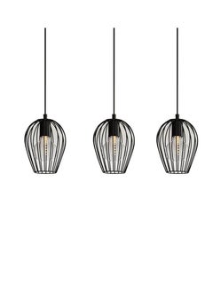Cluc Jaula  Line Chandelier  - Black  - Image 2