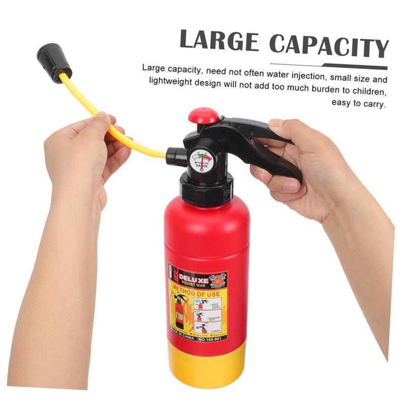 2Pcs Interactive Water Spray Backpack Fire Extinguisher Outdoor Summer Play Handheld Sprayer Toy Enhances Motor Skills - Image 4