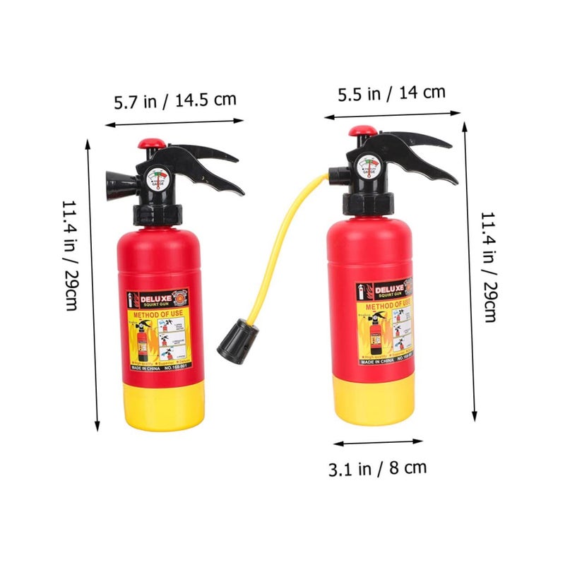 2Pcs Interactive Water Spray Backpack Fire Extinguisher Outdoor Summer Play Handheld Sprayer Toy Enhances Motor Skills - Image 3