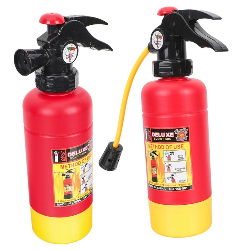 2Pcs Interactive Water Spray Backpack Fire Extinguisher Outdoor Summer Play Handheld Sprayer Toy Enhances Motor Skills - Image 2