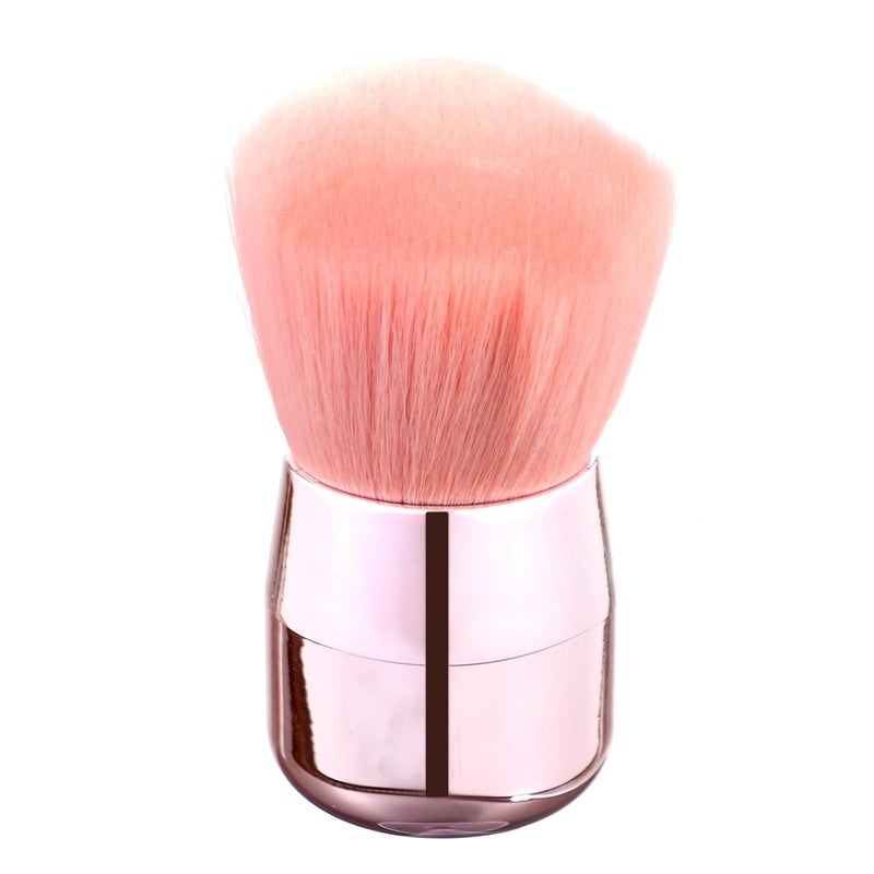 Mushroom Head Makeup Brush Pink Single Fluffy Powder Blusher Brush Portable Multi-purpose Cosmetic Applicator for Women Face Makeup - Image 1
