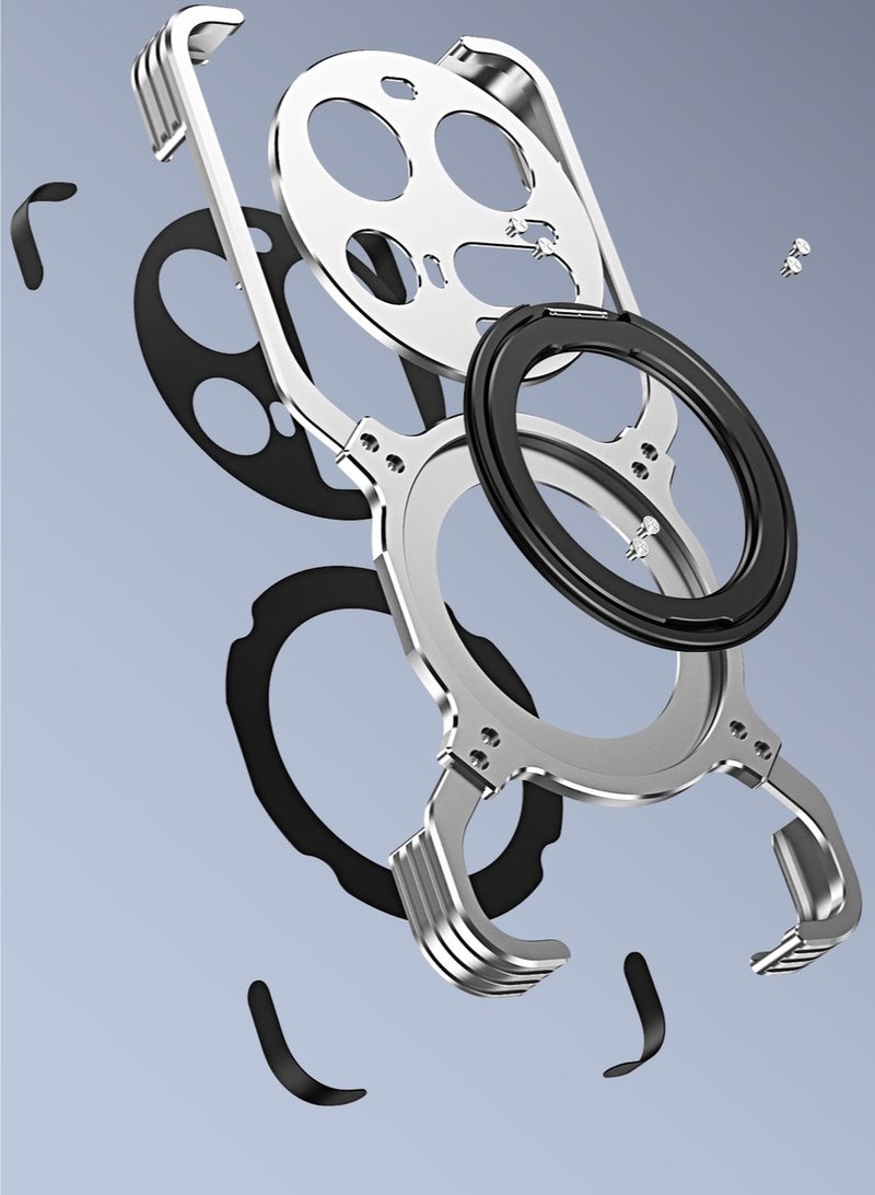 general Metal Case Compatible with Xiaomi 15 Ultra, Premium Aluminum Cool case Compatible with Magsafe Kickstand Rotatable Magnetic Holder - Image 2