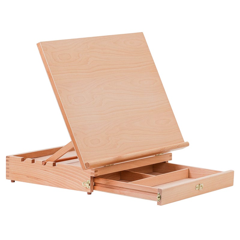 US Art Supply Large 2012 x 16 Adjustable Wood Art Drawing Board 5 Angles Beechwood Construction Pencil Ledge TSquare Locking Storage Drawer Ideal for Design Drafting Architecture