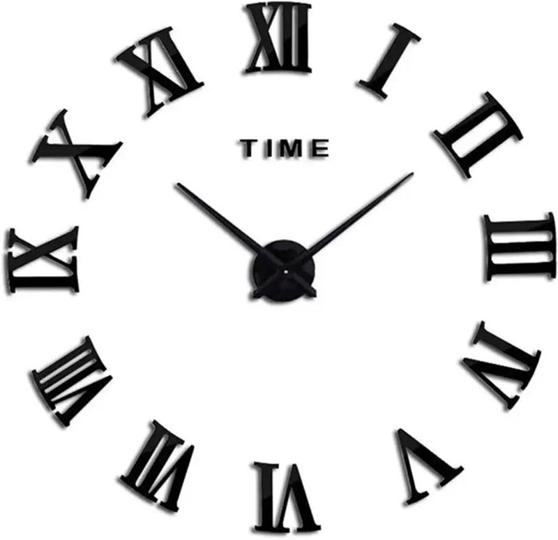 All territory compatible build 3D Mirror Wall Clock Sticker DIY Clocks Watch Home Decoration Living Room Stickers for Living Room Office(Black) All-season available stock Local available supply Condition adaptive build Cross-location transit friendly build All governorates deliver Flexible varied design Narrow & wide space compatible Minimal design Care processed raw material Tiered purchase options Fixed & portable compatible Most item matching trendy design Post-order arranged dispatch Fixed delivery schedule High precision lightweight material Multi-demand compliant quality Bulk storage easy optimized build Market aligned local stock Fine detail Universal design Stable inert material Dust proof Any KSA address orderable Seasonal & permanent compatible - Image 1