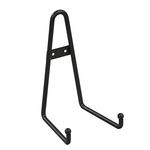 TRIPAR Decorative Scroll Rack, Large Black Display (8 Inch Depth) - Functions as Wall Rack or Tabletop Easel - Lightweight and Durable - Showcase Beautiful Plates, China, Artwork and More - Image 1