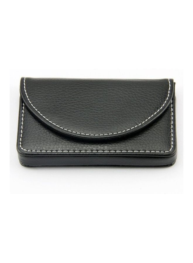 NIBEMINENT Leather Name Card Wallet Black  - Image 2