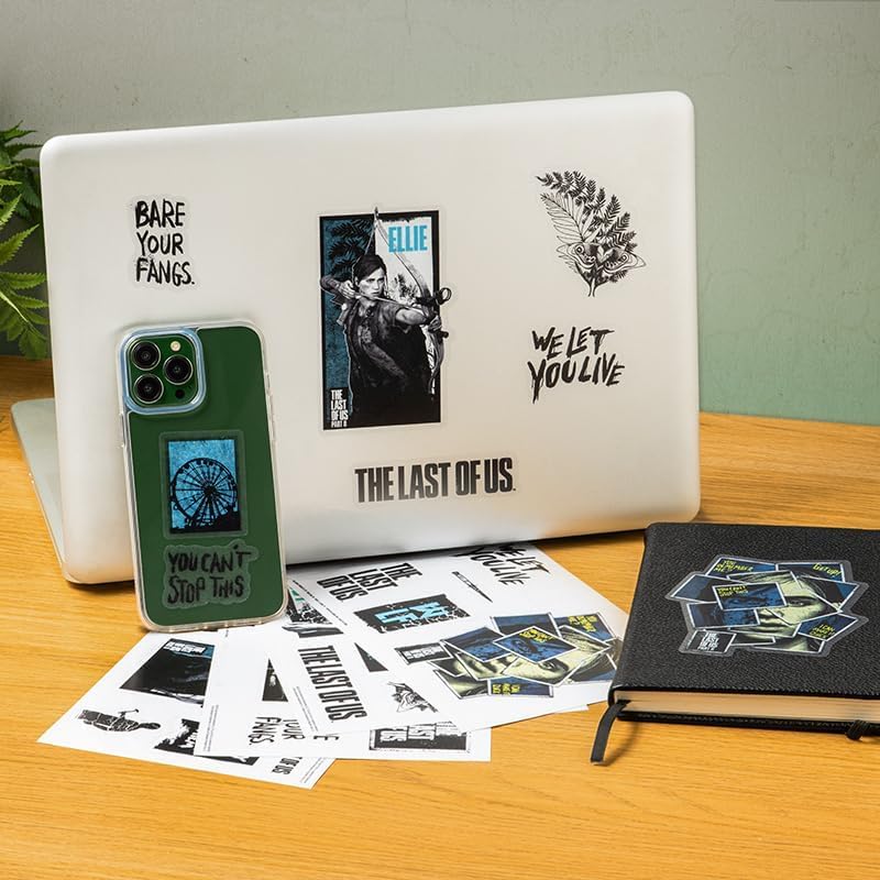 Paladone The Last of Us Official Licensed Gadget Decals, Reuseable Gaming Accessory, Gamer and Movie Fan Decor and Gift for Laptops and Phones | - Image 1