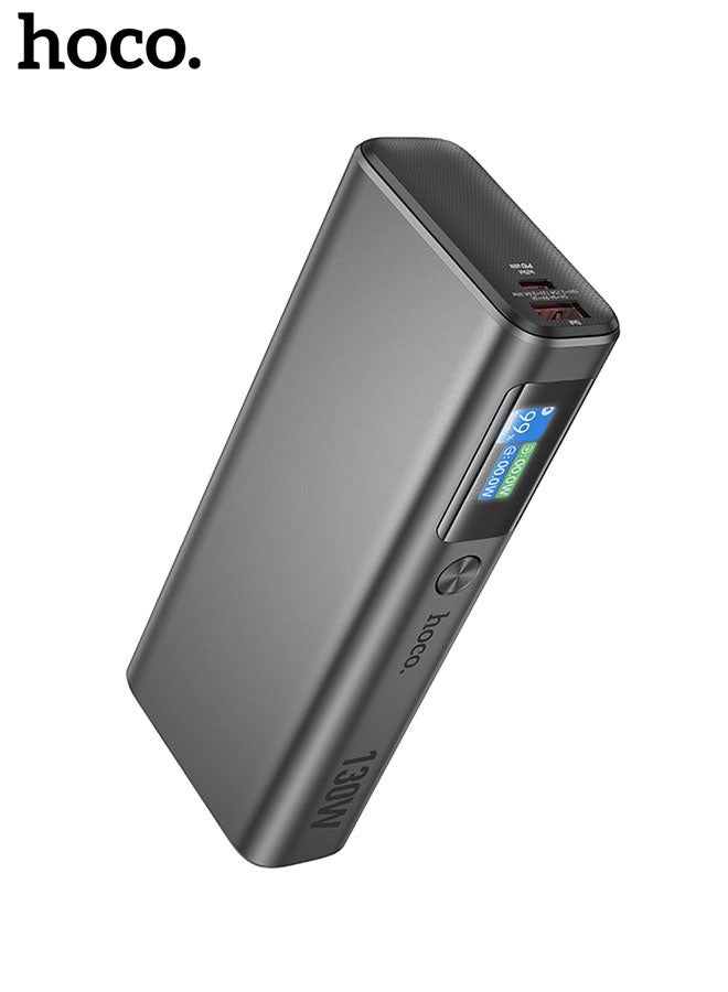 hoco. Q17B Fast Charging 130W Power Bank 20000mAh Aluminum Alloy Shell(Black)  - Image 1