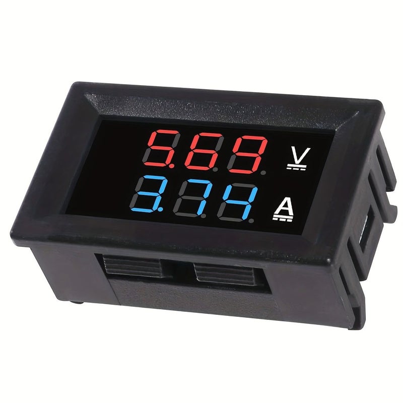 Digital LED Voltmeter Ammeter 0.28 Inch Red Red Display DC Voltage Current Tester 0 100V 10A Surface Panel Mount Multimeter - Image 5