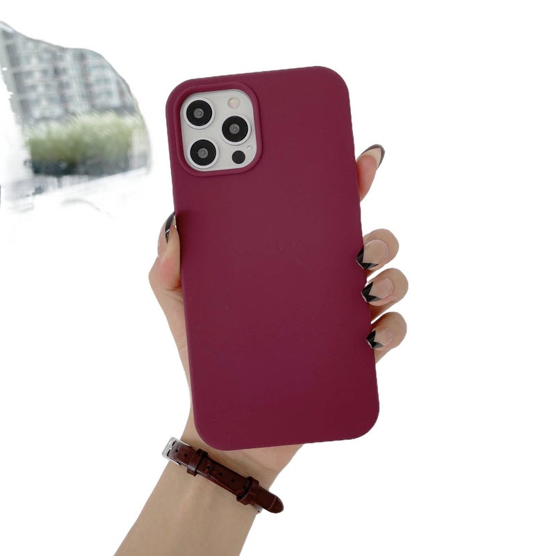 غطاء واقي | سيليكون | تغطية كاملة | Plum | حماية من السقوط | مقاوم للصدمات لـ iPhone 17 / 17 Air / 17 Pro / 17 Pro Max - Image 1