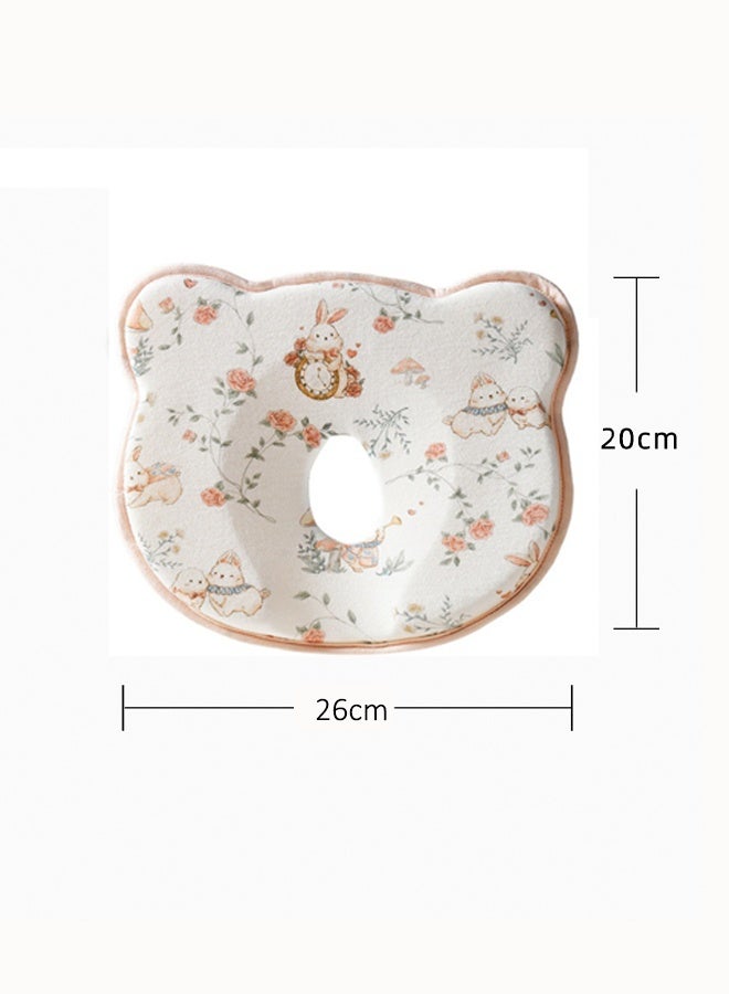 Aissiora 2PCS Baby neck support pillow Baby's head shaping pillow Memory foam pillow core Prevention and correction of eccentricity Baby pillows Suitable for newborns - Image 2