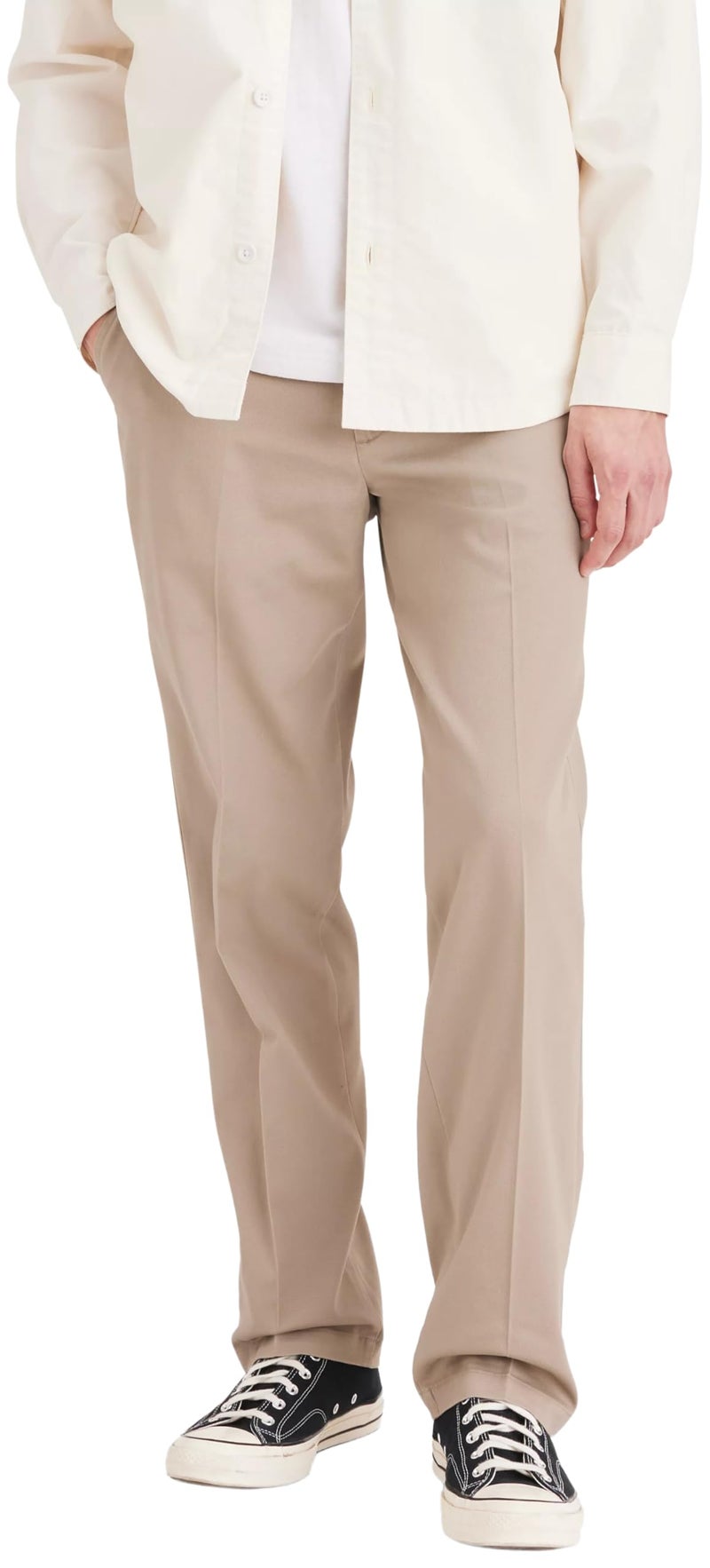 Dockers Men's Classic Fit Easy Khaki Pants (Regular and Big & Tall), Timberwolf, 34W x 29L - Image 2