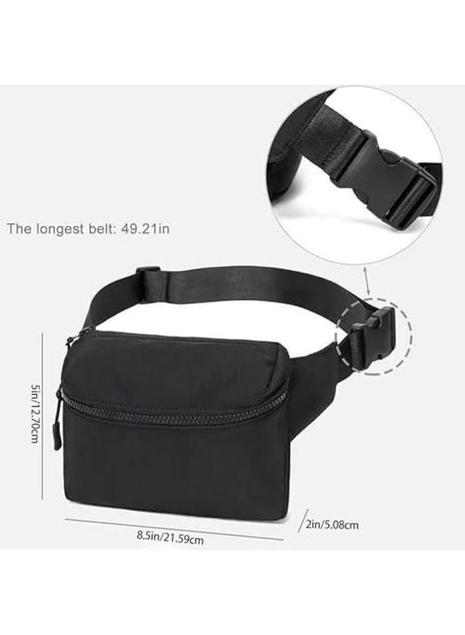 Camouflage Crossbody Bag Lightweight Nylon Waist Pack For Gym Daily Use - Image 4