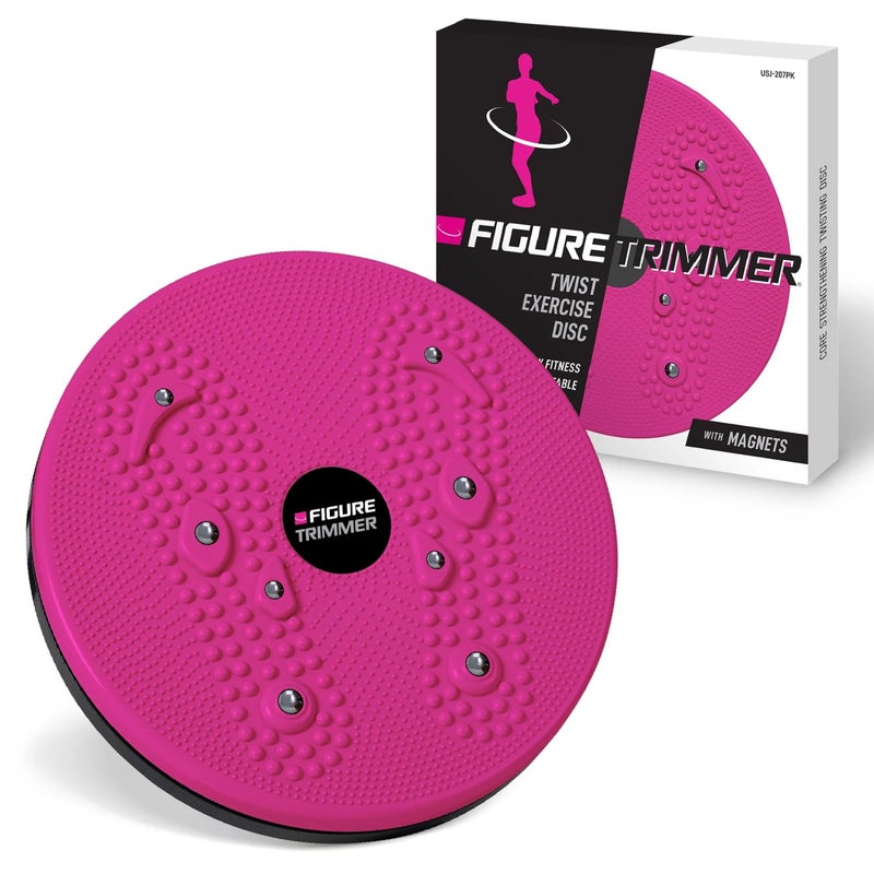 Figure Trimmer Daiwa Felicity Figure Trimmer Ab Twister Board - Waist Twister Machine for Core & Abs Exercise - Waist Twisting Fitness Tool, Dizzy Disc Twist Board for Slimming Workout with 8 Magnets Reflexology - Image 1