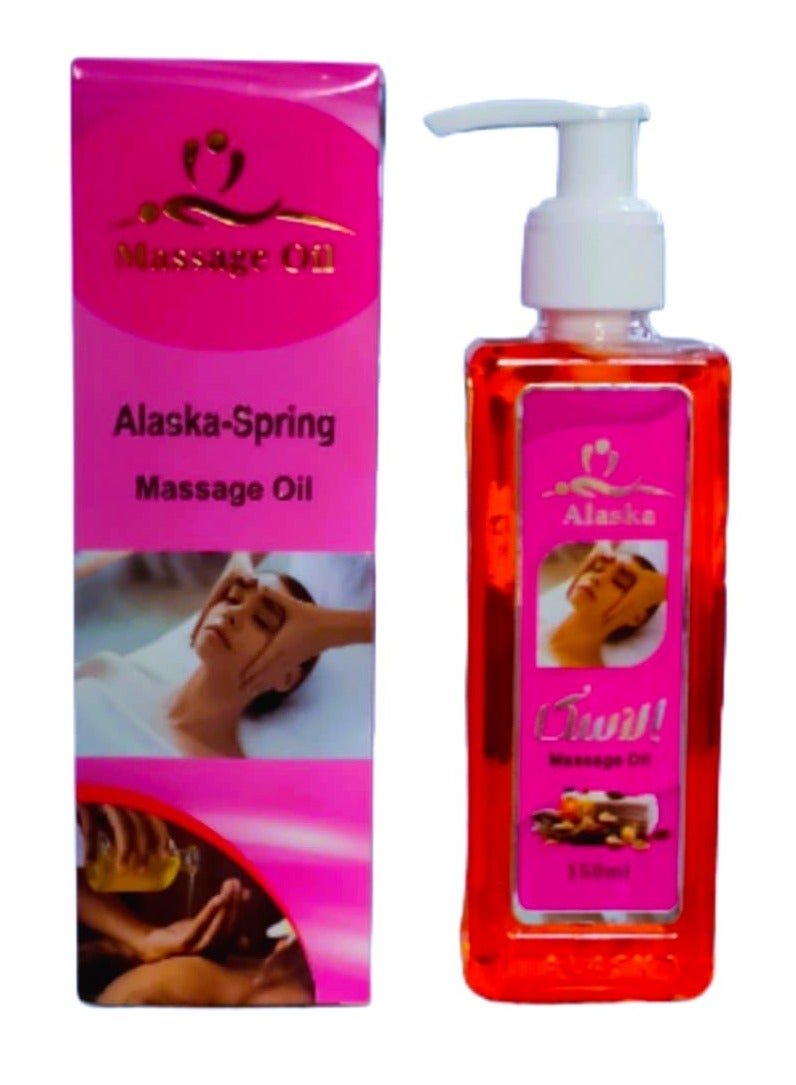 ألاسكا زيت مساج لتدليك الجسم والاسترخاء 150مل