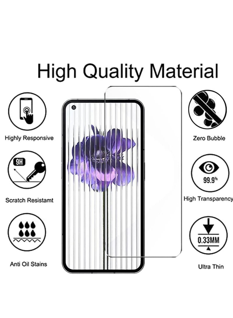 Nothing Phone 1 Case with 2 Pack Tempered Glass Screen Protector, Crystal Clear TPU Silicone Case with Airbag Corners, Drop Protection Cover For Nothing Phone 1 - Image 5