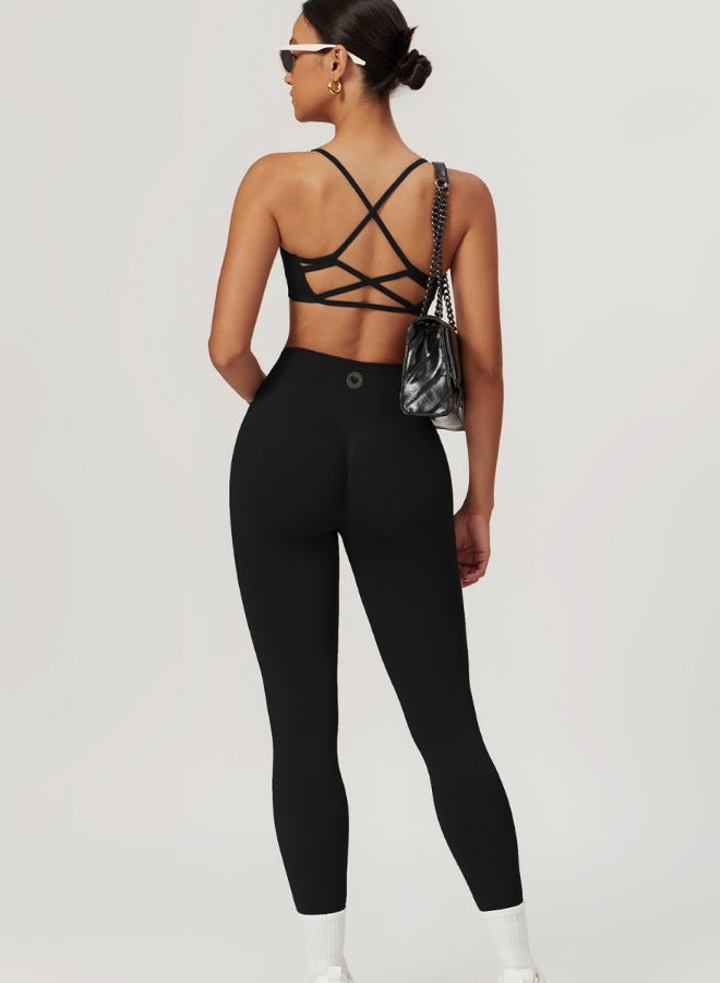 KAWN.YOGA Womens High Waist Contour Workout sport Leggings Yoga Pants Tummy Control Running Pants - Image 5