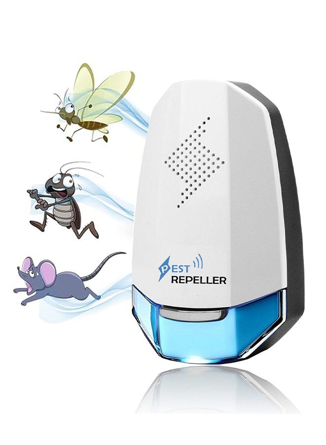 Pest Ultrasonic Pest Repellent, Electronic Indoor Pest Repellent Plug in for Insects, Indoor Pest Control for Living Room, Safe Pest Control Equipment with Easy to Operation, for Insects, Mice, Ants, Mosquitoes - Image 1