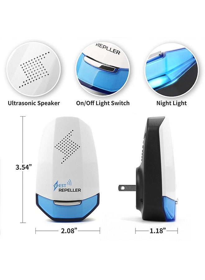 Pest Ultrasonic Pest Repellent, Electronic Indoor Pest Repellent Plug in for Insects, Indoor Pest Control for Living Room, Safe Pest Control Equipment with Easy to Operation, for Insects, Mice, Ants, Mosquitoes - Image 2